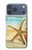 S1117 ビーチのヒトデ Starfish on the Beach iPhone 17 Pro Max, 18 Pro Max バックケース、フリップケース・カバー