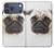 S1852 パグ犬 Pug Dog iPhone 17 Pro Max バックケース、フリップケース・カバー