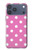 S2358 ピンクの水玉 Pink Polka Dots iPhone 17 Pro Max, 18 Pro Max バックケース、フリップケース・カバー