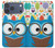 S2521 可愛いオタクフクロウ漫画 Cute Nerd Owl Cartoon iPhone 17 Pro Max バックケース、フリップケース・カバー