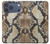 S2703 スネークスキンテクスチャグラフィックプリント Snake Skin Texture Graphic Printed iPhone 17 Pro Max, 18 Pro Max バックケース、フリップケース・カバー