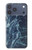S2799 ライトブルーマーブルストーン グラフィックプリント Light Blue Marble Stone Texture Printed iPhone 17 Pro Max バックケース、フリップケース・カバー