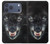 S2823 ブラックウルフ Black Wolf Blue Eyes Face iPhone 17 Pro Max バックケース、フリップケース・カバー