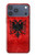 S2982 アルバニアサッカー Albania Football Soccer Red Flag iPhone 17 Pro Max バックケース、フリップケース・カバー
