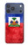 S3022 ハイチ旗 Haiti Flag iPhone 17 Pro Max バックケース、フリップケース・カバー