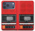 S3204 レッドカセットレコーダーグラフィック Red Cassette Recorder Graphic iPhone 17 Pro Max バックケース、フリップケース・カバー