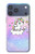 S3256 かわいいユニコーンの漫画 Cute Unicorn Cartoon iPhone 17 Pro Max バックケース、フリップケース・カバー