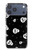 S3261 スマイルスカルハロウィーンのパターン Smile Skull Halloween Pattern iPhone 17 Pro Max, 18 Pro Max バックケース、フリップケース・カバー