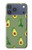 S3285 アボカドパターン Avocado Fruit Pattern iPhone 17 Pro Max バックケース、フリップケース・カバー