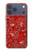 S3354 赤バンダナ Red Classic Bandana iPhone 17 Pro Max, 18 Pro Max バックケース、フリップケース・カバー