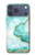 S3399 緑の大理石のグラフィックプリント Green Marble Graphic Print iPhone 17 Pro Max, 18 Pro Max バックケース、フリップケース・カバー