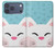 S3542 かわいい猫漫画 Cute Cat Cartoon iPhone 17 Pro Max バックケース、フリップケース・カバー