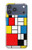 S3814 ピエトモンドリアン線画作曲 Piet Mondrian Line Art Composition iPhone 17 Pro Max, 18 Pro Max バックケース、フリップケース・カバー