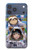 S3915 アライグマの女子 赤ちゃんナマケモノ宇宙飛行士スーツ Raccoon Girl Baby Sloth Astronaut Suit iPhone 17 Pro Max バックケース、フリップケース・カバー