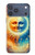 S3966 芸術的な太陽と月 Artistic Sun Moon iPhone 17 Pro Max, 18 Pro Max バックケース、フリップケース・カバー