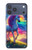 S3977 カラフルなユニコーン Colorful Unicorn iPhone 17 Pro Max, 18 Pro Max バックケース、フリップケース・カバー