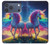S3977 カラフルなユニコーン Colorful Unicorn iPhone 17 Pro Max, 18 Pro Max バックケース、フリップケース・カバー