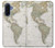 S0604 世界地図 World Map Samsung Galaxy A17 バックケース、フリップケース・カバー