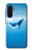 S0843 シロナガスクジラ Blue Whale Samsung Galaxy A17 バックケース、フリップケース・カバー