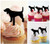 TA0222 犬 Dog アクリル製 カップケーキトッパー ケーキトッパー ケーキスティック 結婚式　誕生日　パーティー　装飾用品　アクセサリー　10本