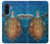 S1249 青い海亀 Blue Sea Turtle Samsung Galaxy A17 バックケース、フリップケース・カバー
