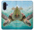 S1377 ウミガメ Ocean Sea Turtle Samsung Galaxy A17 バックケース、フリップケース・カバー