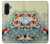 S1654 魚アート絵画 Koi Carp Fish Art Painting Samsung Galaxy A17, A18 バックケース、フリップケース・カバー