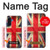S2303 英国ヴィンテージ国旗 British UK Vintage Flag Samsung Galaxy A17 バックケース、フリップケース・カバー