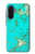 S2377 ターコイズの宝石用原石のグラフィックプリント Turquoise Gemstone Texture Graphic Printed Samsung Galaxy A17 バックケース、フリップケース・カバー