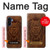 S2529 レオゾディアックタトゥーブラウングラフィック Leo Zodiac Tattoo Brown Graphic Print Samsung Galaxy A17 バックケース、フリップケース・カバー