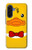 S2760 イエロー アヒル タキシード 漫画 Yellow Duck Tuxedo Cartoon Samsung Galaxy A17 バックケース、フリップケース・カバー