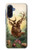 S2841 ヴィンテージ トナカイ クリスマス Vintage Reindeer Christmas Samsung Galaxy A17 バックケース、フリップケース・カバー