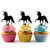 TA0280 ユニコーン Unicorn Horse アクリル製 カップケーキトッパー ケーキトッパー ケーキスティック 結婚式　誕生日　パーティー　装飾用品　アクセサリー　10本