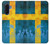 S2990 スウェーデンサッカー Sweden Football Soccer Flag Samsung Galaxy A17 バックケース、フリップケース・カバー