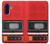 S3204 レッドカセットレコーダーグラフィック Red Cassette Recorder Graphic Samsung Galaxy A17, A18 バックケース、フリップケース・カバー