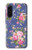 S3265 ヴィンテージ花柄 Vintage Flower Pattern Samsung Galaxy A17 バックケース、フリップケース・カバー
