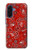 S3354 赤バンダナ Red Classic Bandana Samsung Galaxy A17 バックケース、フリップケース・カバー