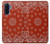 S3355 赤バンダナパターン Bandana Red Pattern Samsung Galaxy A17 バックケース、フリップケース・カバー