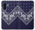 S3357 ネイビーブルーバンダナパターン Navy Blue Bandana Pattern Samsung Galaxy A17 バックケース、フリップケース・カバー