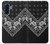 S3363 黒バンダナ Bandana Black Pattern Samsung Galaxy A17 バックケース、フリップケース・カバー