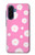 S3500 ピンクの花柄 Pink Floral Pattern Samsung Galaxy A17 バックケース、フリップケース・カバー