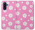 S3500 ピンクの花柄 Pink Floral Pattern Samsung Galaxy A17 バックケース、フリップケース・カバー