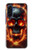 S3986 火の頭蓋骨 Fire Skull Samsung Galaxy A17 バックケース、フリップケース・カバー