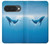 S0843 シロナガスクジラ Blue Whale Google Pixel 10, 10 Pro バックケース、フリップケース・カバー
