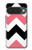S1849 ピンクブラックシェブロンジグザグ Pink Black Chevron Zigzag Google Pixel 10, 10 Pro バックケース、フリップケース・カバー