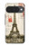 S2108 エッフェル塔パリポストカード Eiffel Tower Paris Postcard Google Pixel 10, 10 Pro バックケース、フリップケース・カバー