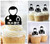 TA0385 医師 Man Doctor Physician アクリル製 カップケーキトッパー ケーキトッパー ケーキスティック 結婚式　誕生日　パーティー　装飾用品　アクセサリー　10本