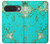 S2377 ターコイズの宝石用原石のグラフィックプリント Turquoise Gemstone Texture Graphic Printed Google Pixel 10, 10 Pro バックケース、フリップケース・カバー