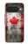 S2490 カナダメープルリーフ旗 Canada Maple Leaf Flag Texture Google Pixel 10, 10 Pro バックケース、フリップケース・カバー