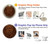 S2529 レオゾディアックタトゥーブラウングラフィック Leo Zodiac Tattoo Brown Graphic Print Google Pixel 10, 10 Pro バックケース、フリップケース・カバー
